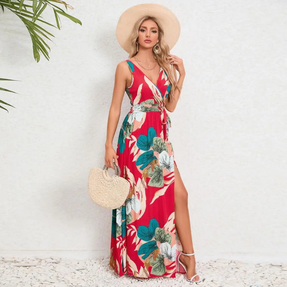 Brianne – Elegant Floral Maxi Dress