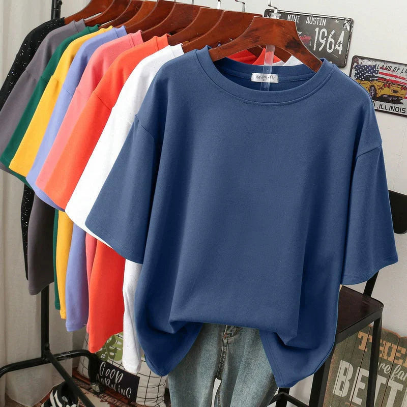 Rhoswen – Oversized Cotton T-Shirt