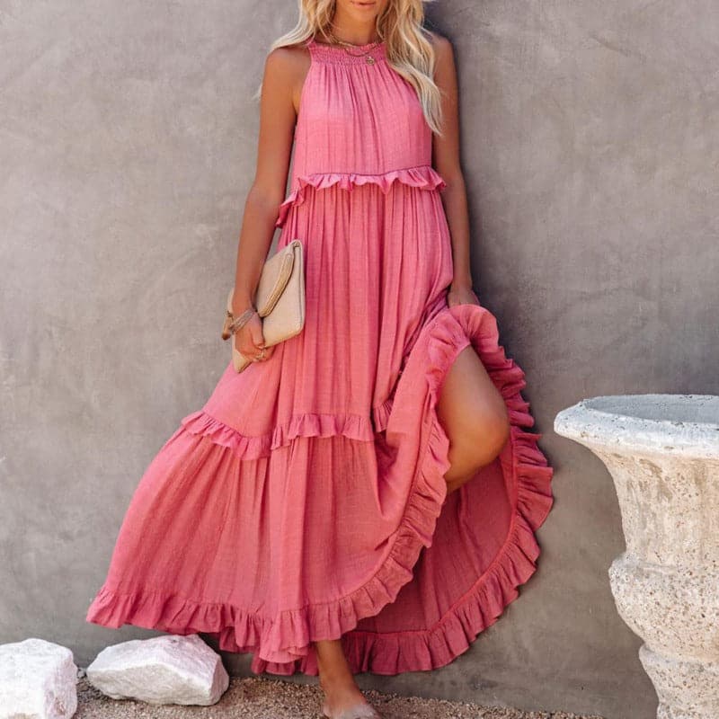 Elyndria – Elegant Sleeveless Maxi Dress