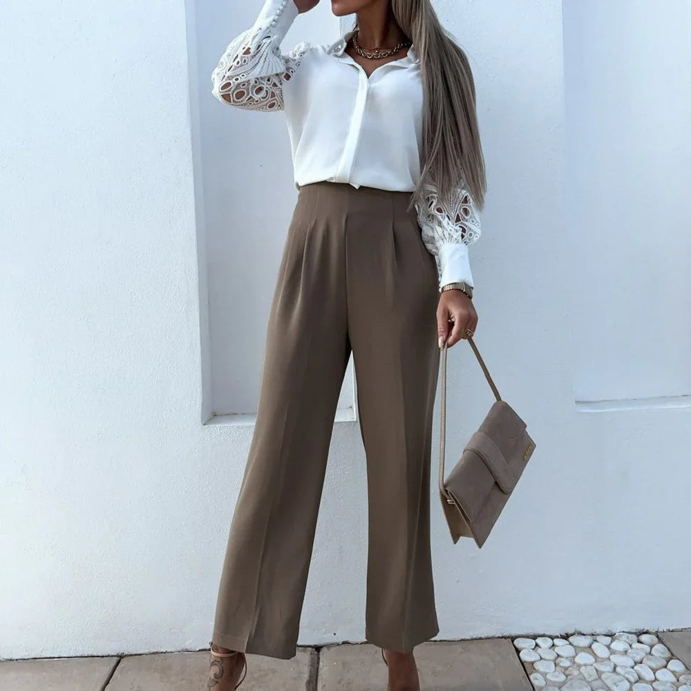 Drew – Elegant Satin Blouse