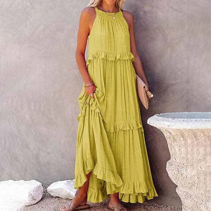 Elyndria – Elegant Sleeveless Maxi Dress