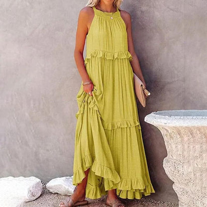 Elyndria – Elegant Sleeveless Maxi Dress