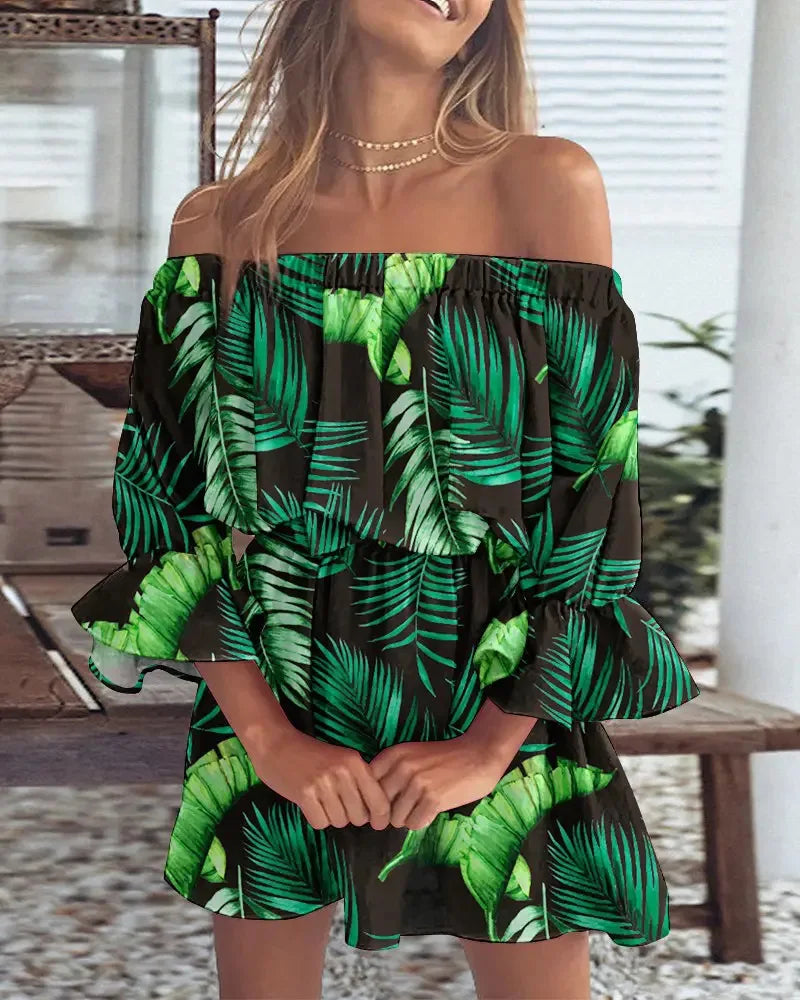 Carmelia – Stylish Off-shoulder Mini Dress