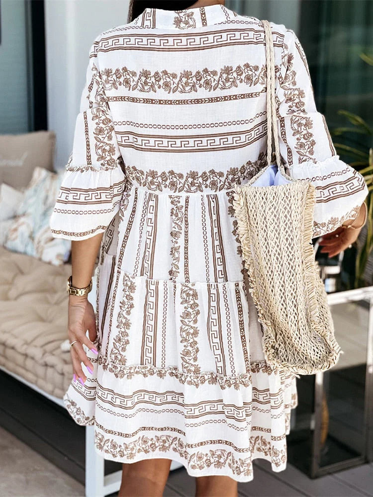 Verna – Stylish Boho Tiered Dress
