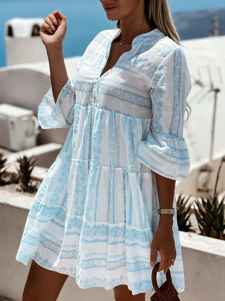 Verna – Stylish Boho Tiered Dress