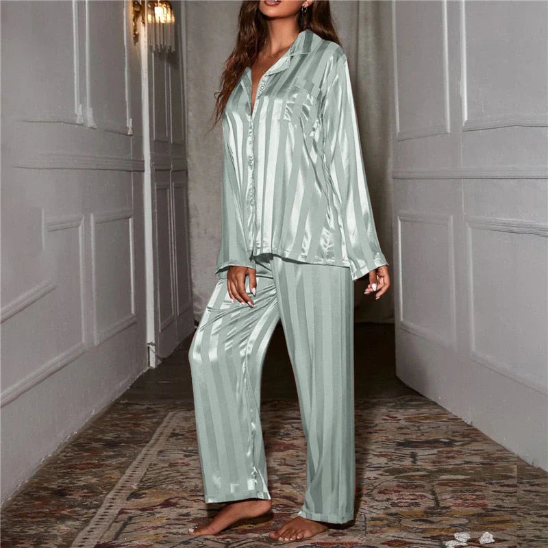 Rivanya – High-quality Satin Pajama Set