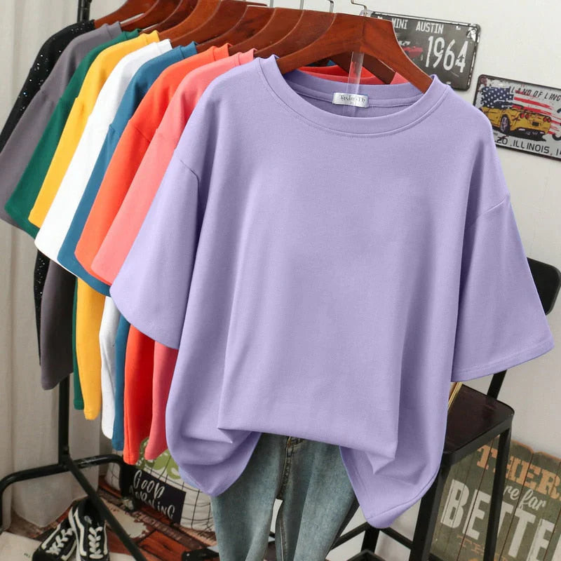 Rhoswen – Oversized Cotton T-Shirt
