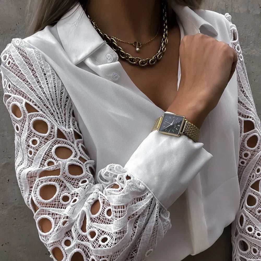 Drew – Elegant Satin Blouse