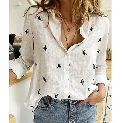 Allegra – Elegant Linen Blouse