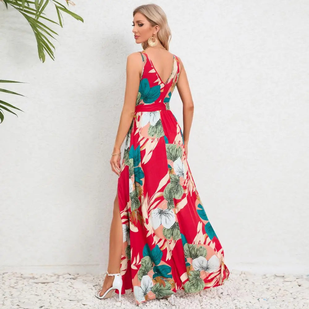 Brianne – Elegant Floral Maxi Dress