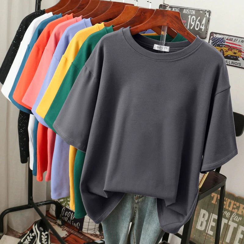 Rhoswen – Oversized Cotton T-Shirt