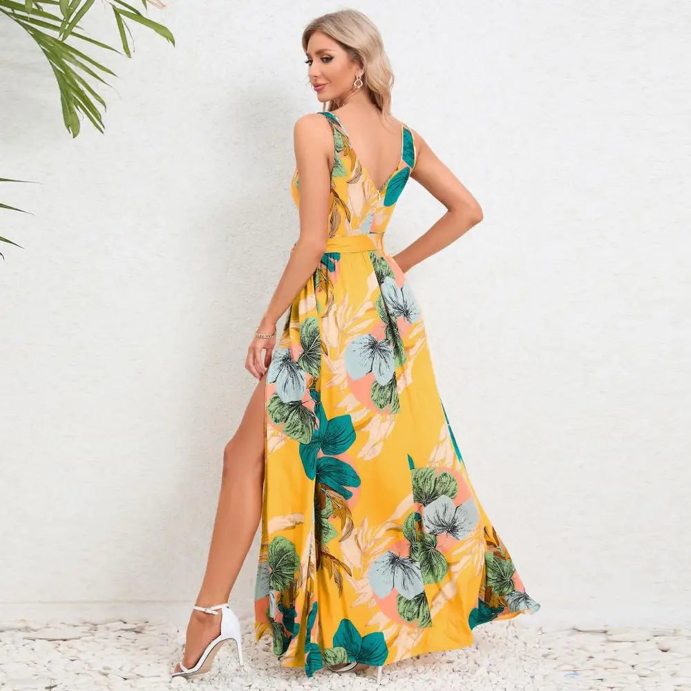 Brianne – Elegant Floral Maxi Dress