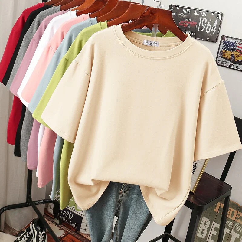 Rhoswen – Oversized Cotton T-Shirt