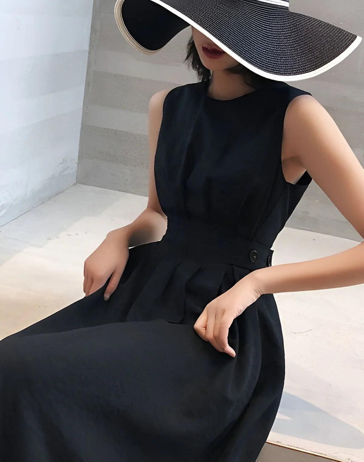 Elyndra – Elegant Cotton Linen Dress