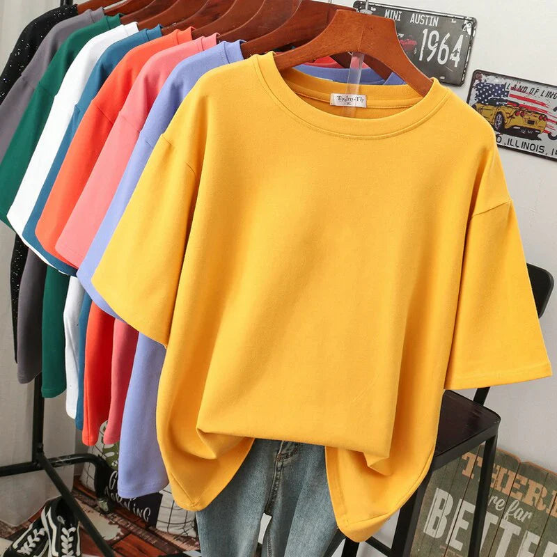 Rhoswen – Oversized Cotton T-Shirt