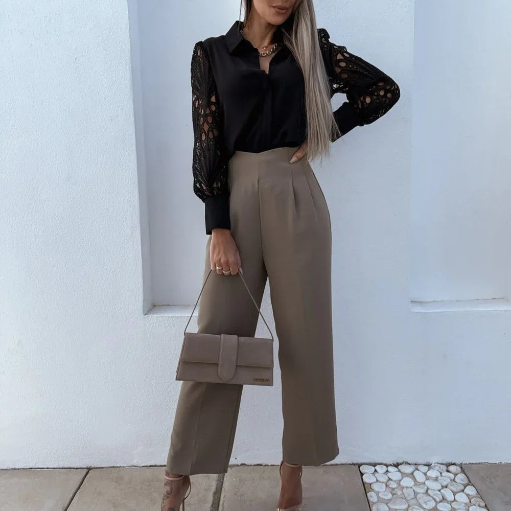 Drew – Elegant Satin Blouse