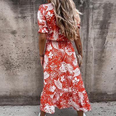 Sasha – Puff Sleeve Floral Print Dress