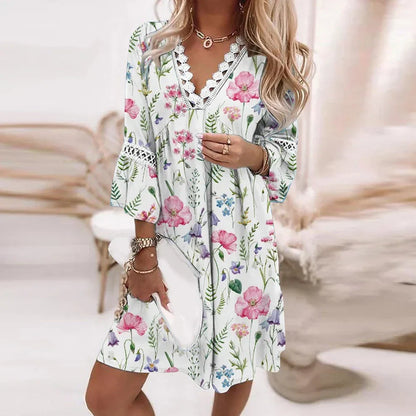 Isolienne – Stylish Floral Boho Dress