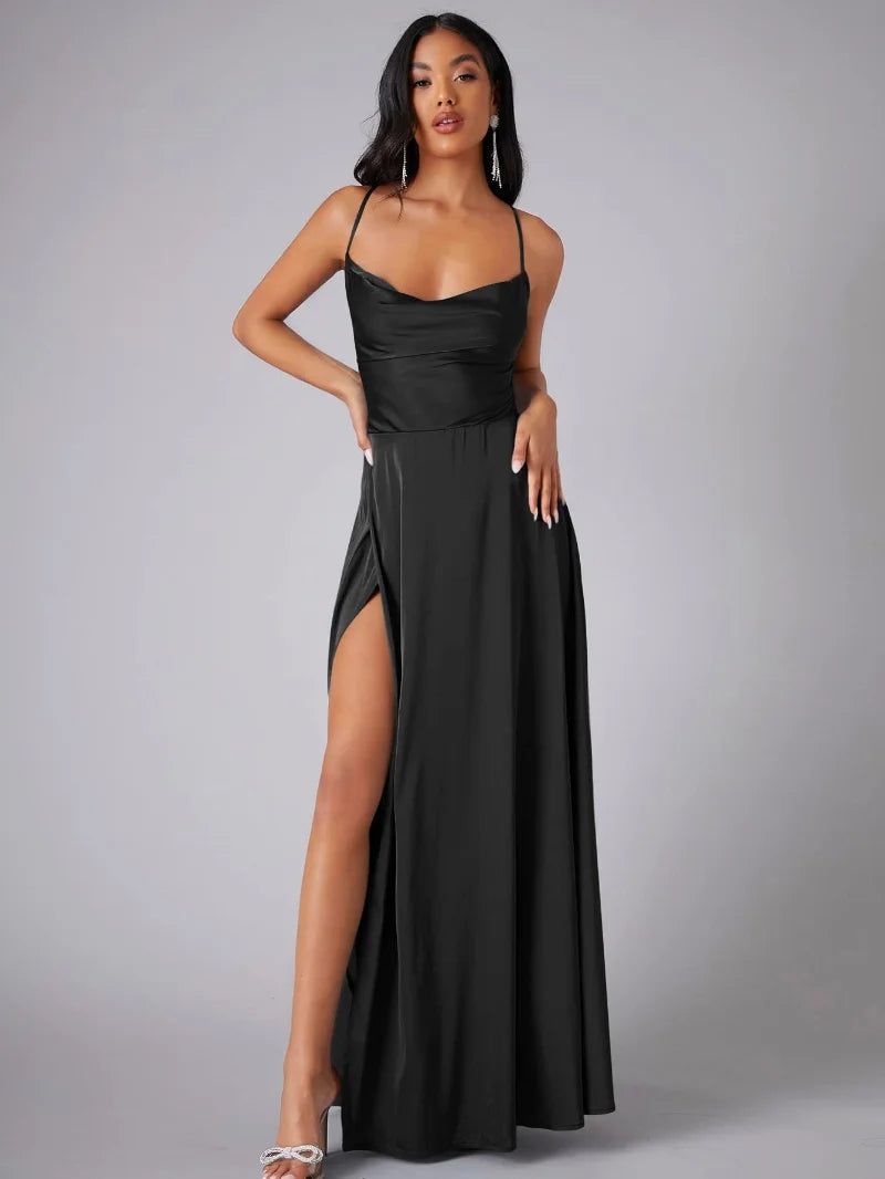 Alvaree – Elegant Satin Maxi Dress