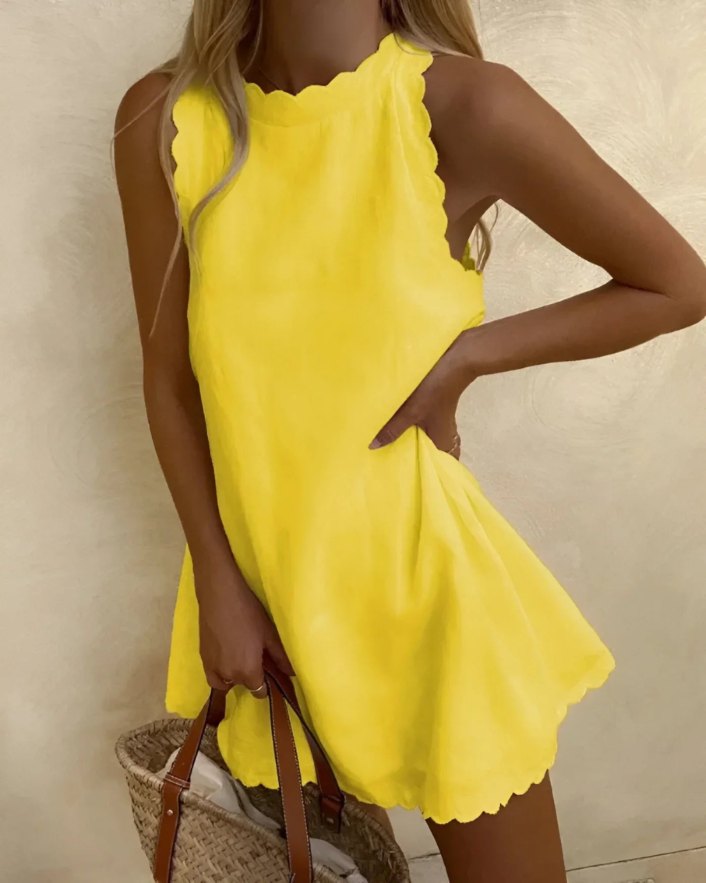 Amity – Charming Linen Mini Dress