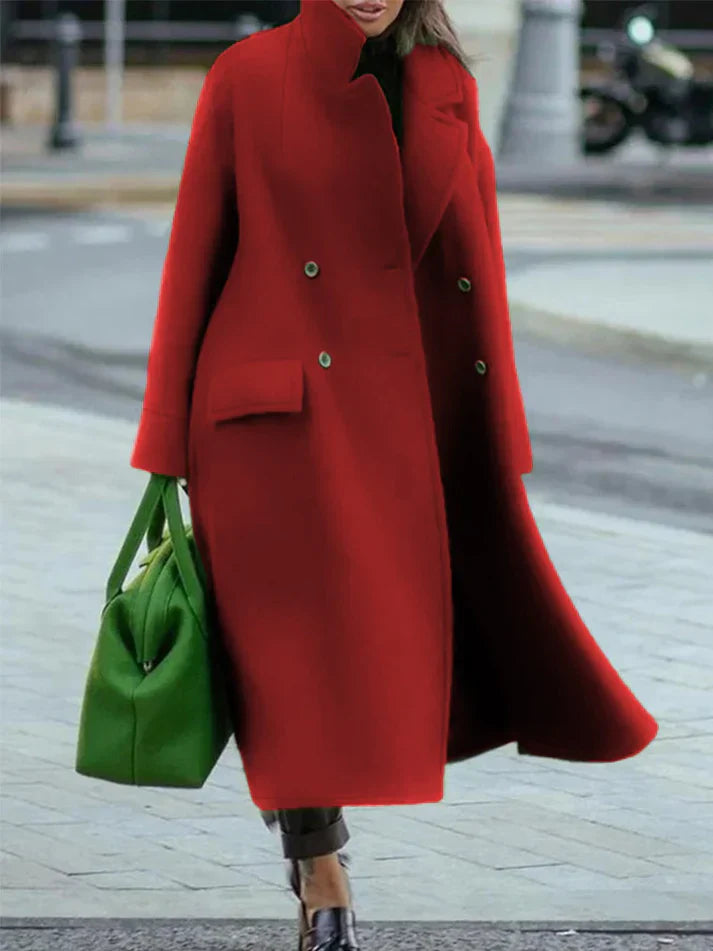 Anaya – Long Wool Coat