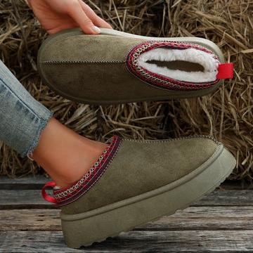 Audrey - Fashion snow muffin chunky boots
