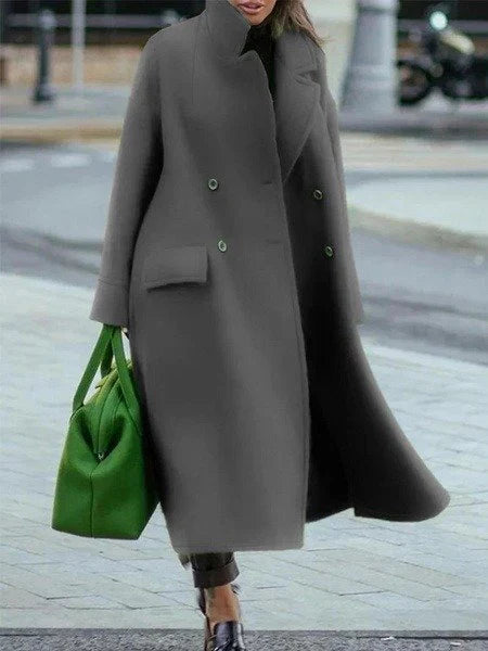 Anaya – Long Wool Coat