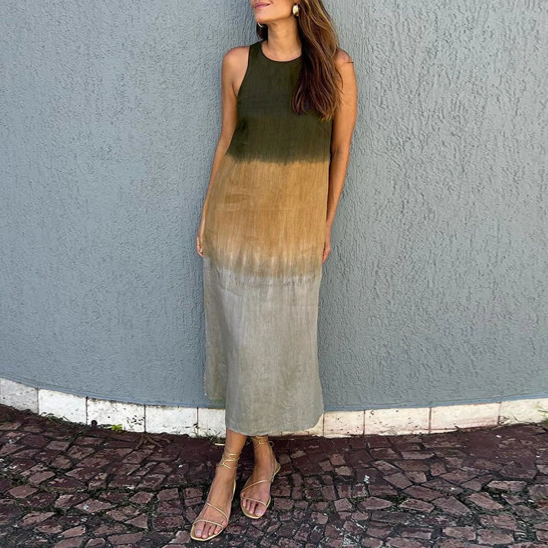 Lyraia – Stylish Vibrant Ombré Dress