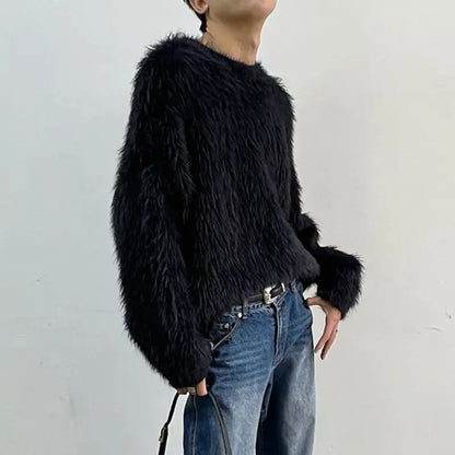 Frank - Luxury Long Sleeve Solid Color Sweater