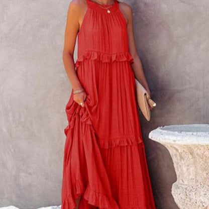Elyndria – Elegant Sleeveless Maxi Dress
