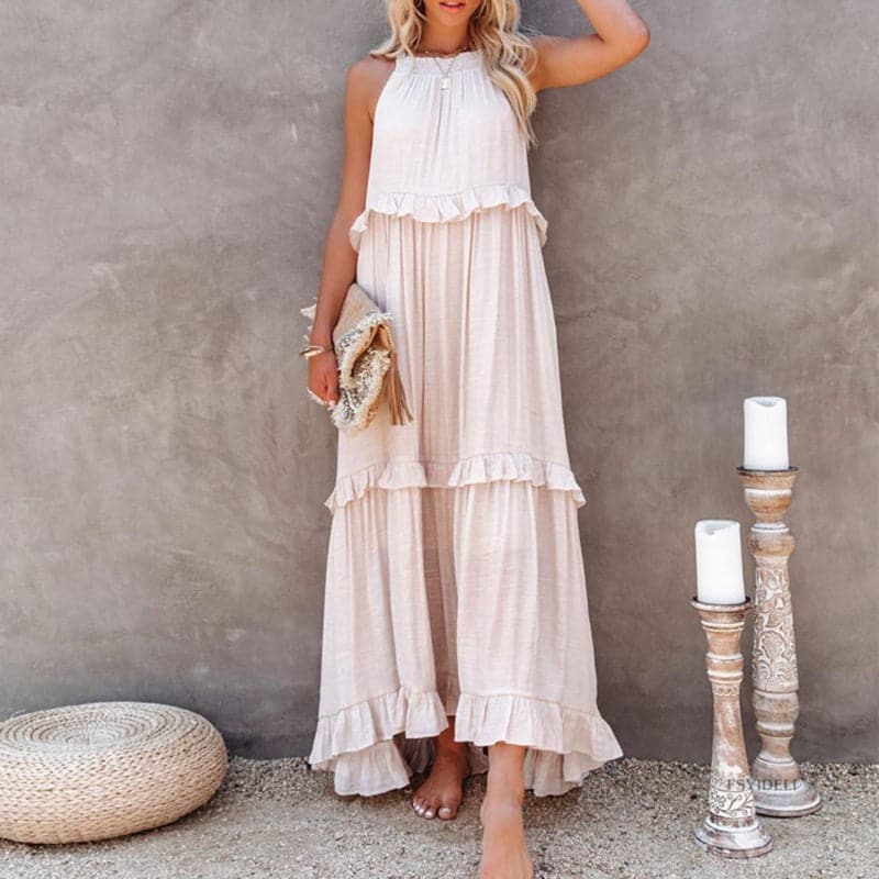 Elyndria – Elegant Sleeveless Maxi Dress