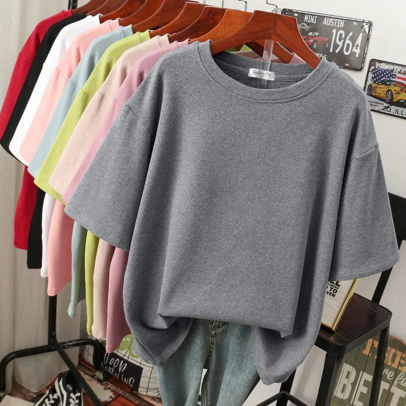 Rhoswen – Oversized Cotton T-Shirt