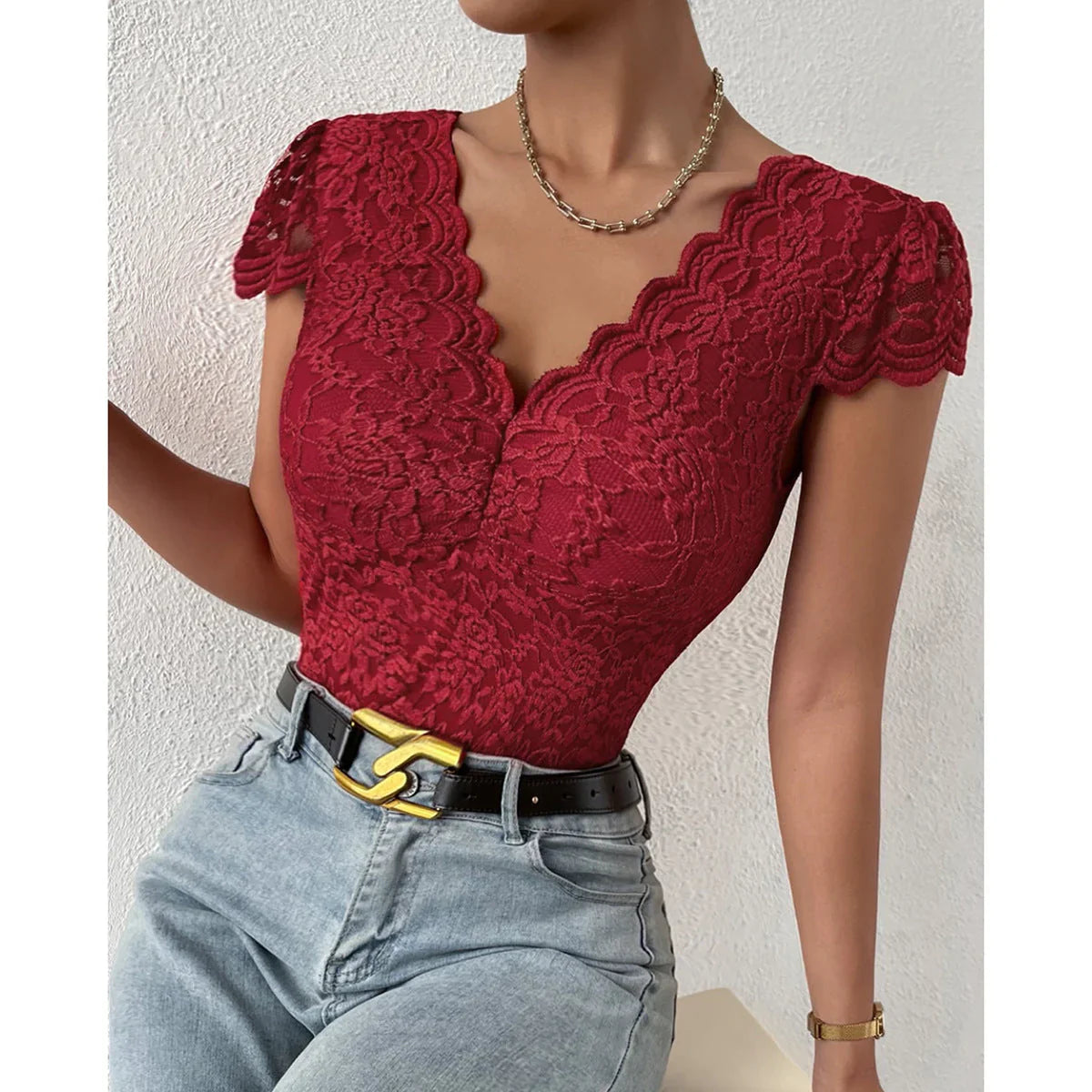 Vallienne – Elegant Lace Bodysuit