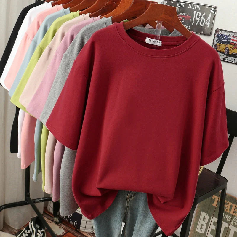 Rhoswen – Oversized Cotton T-Shirt