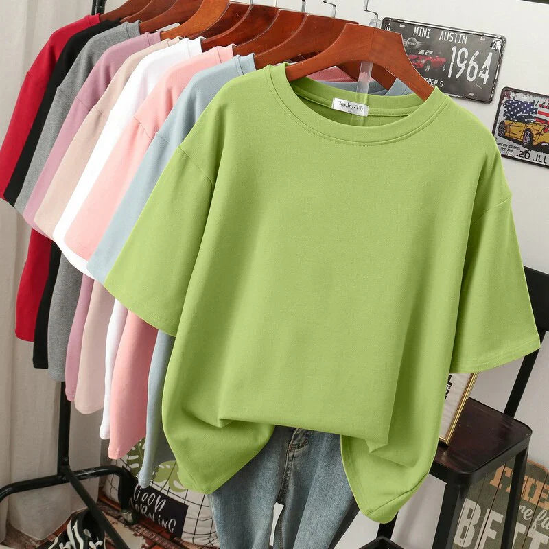 Rhoswen – Oversized Cotton T-Shirt