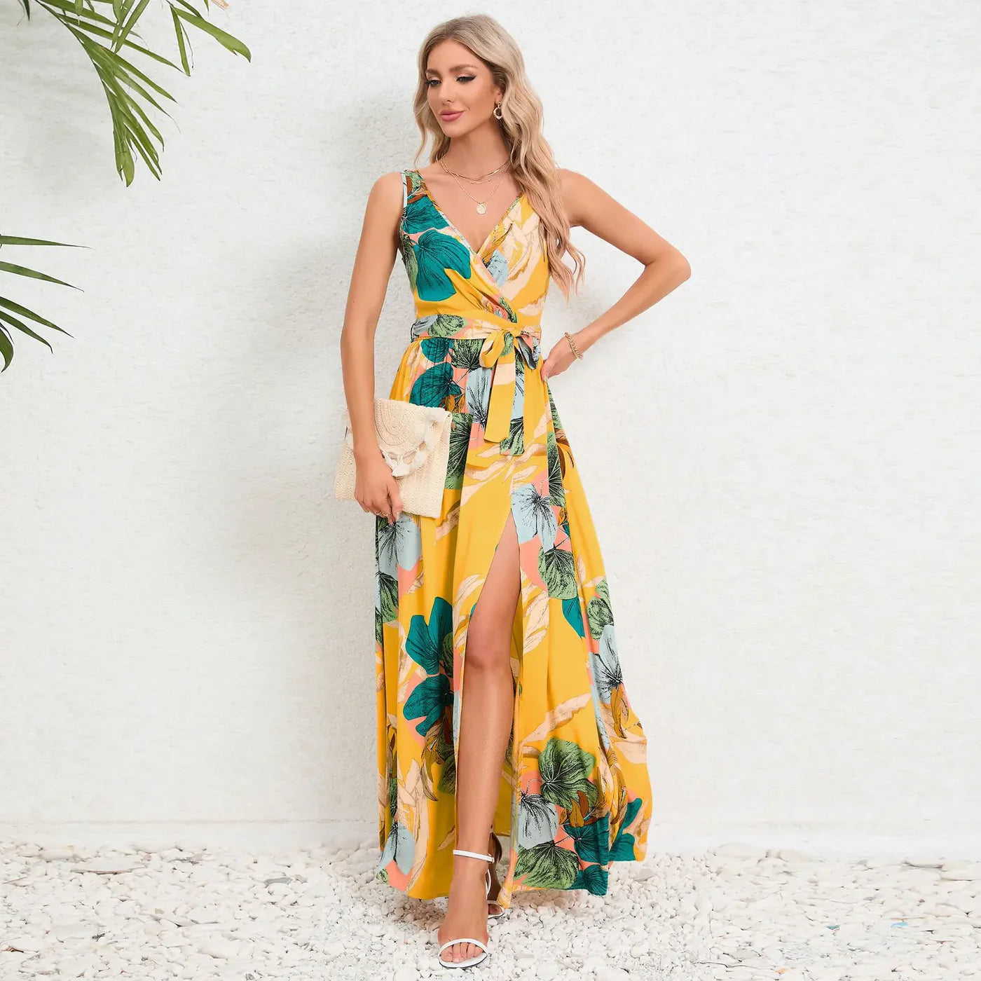 Brianne – Elegant Floral Maxi Dress