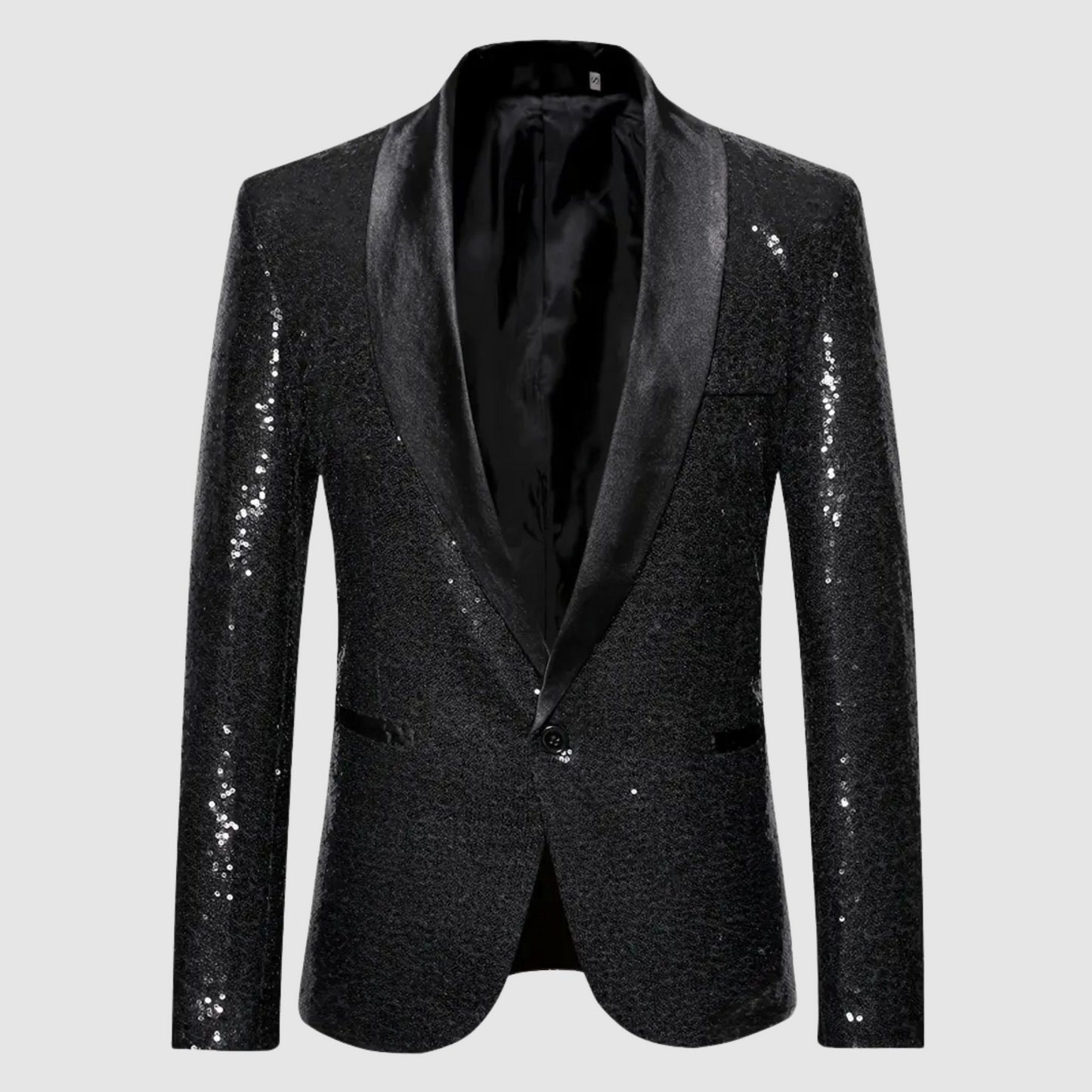 Sequin blazer jacket for men