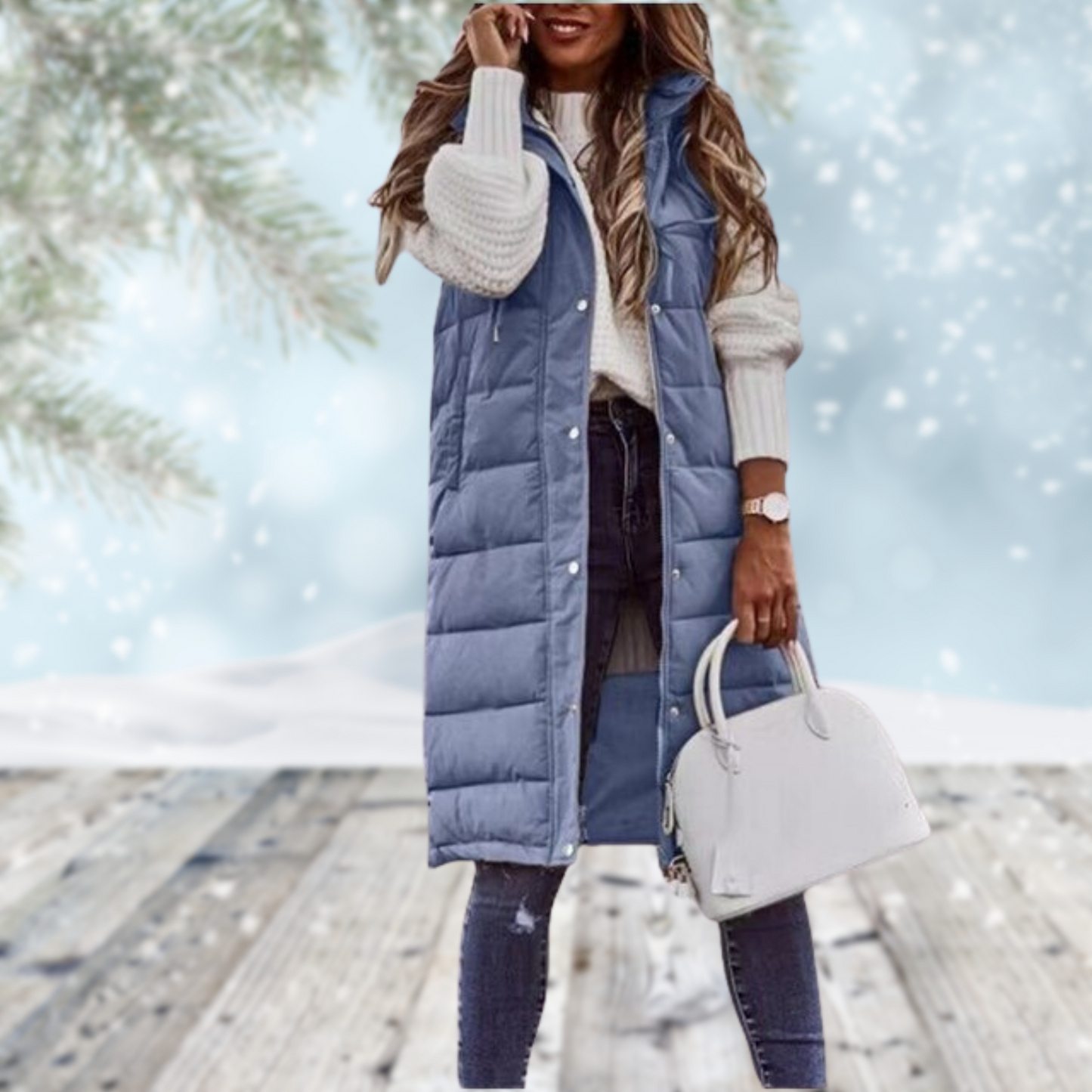 Ella - Long Vest Coat