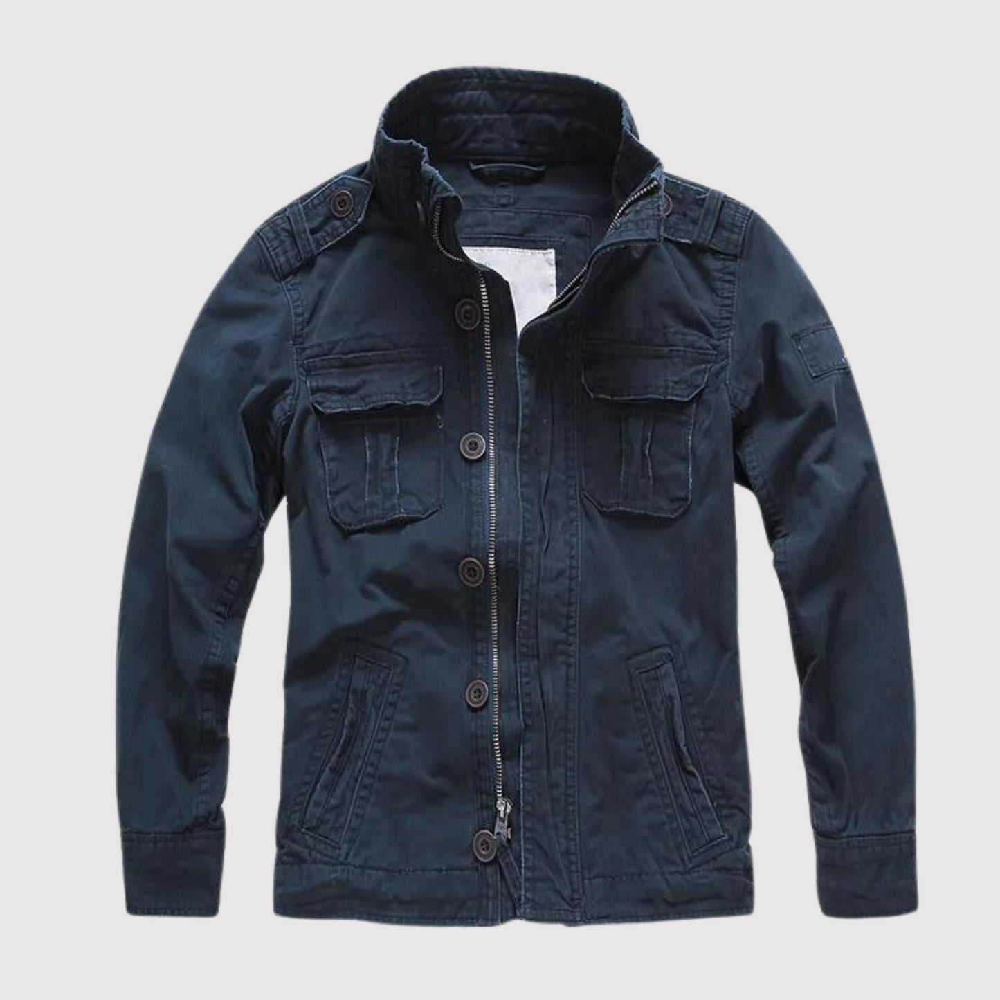 Basil - Retro denim jacket with multiple pockets
