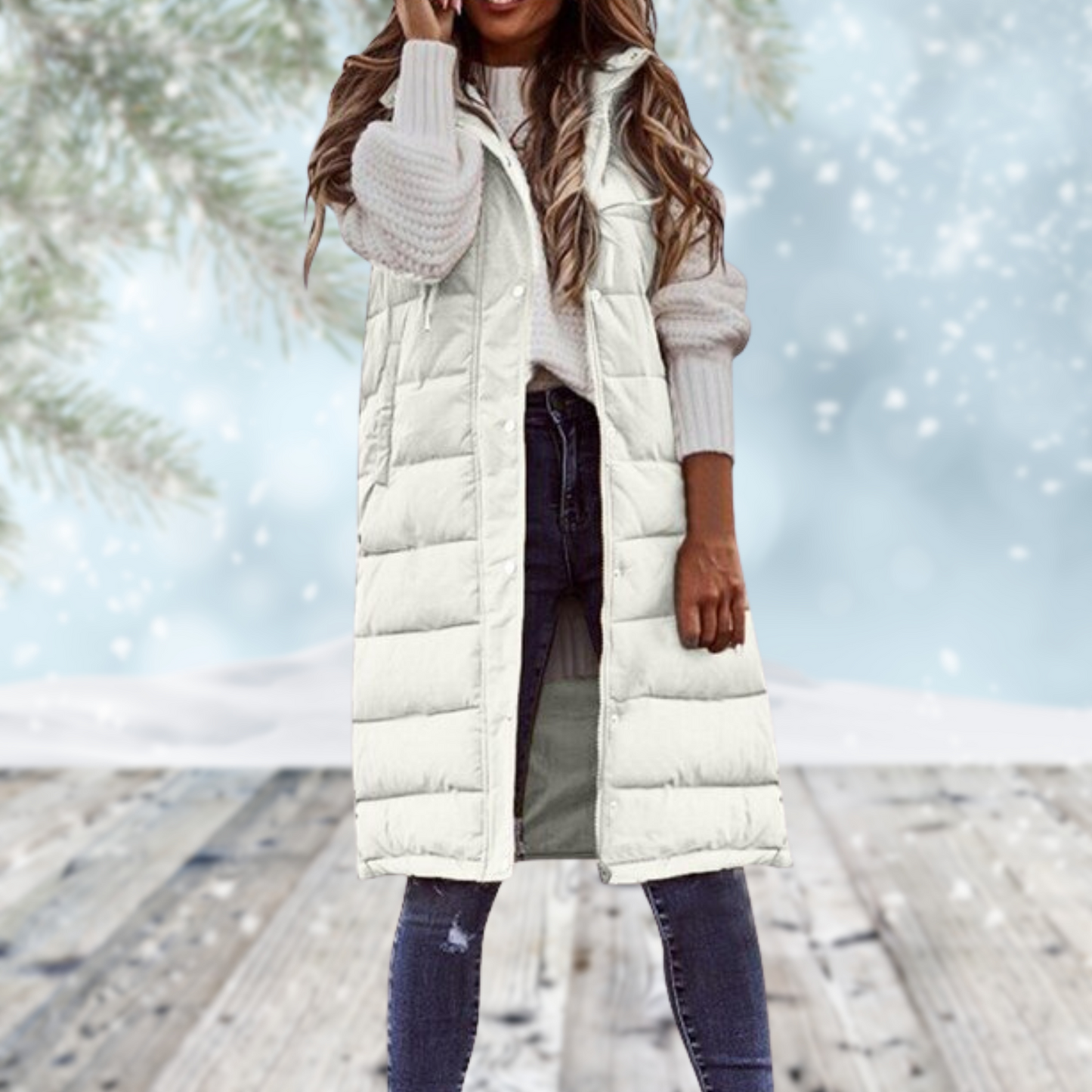 Ella - Long Vest Coat