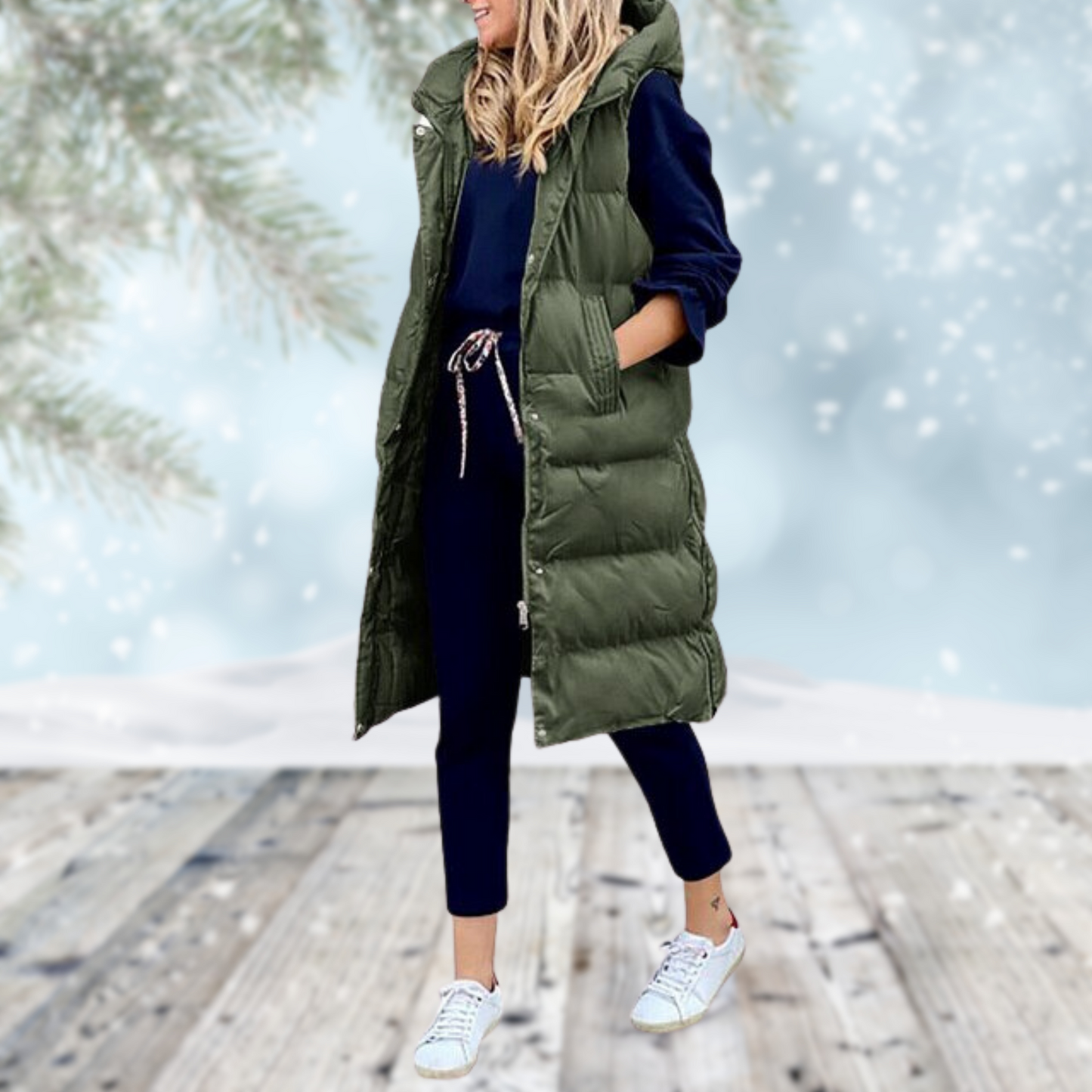 Ella - Long Vest Coat