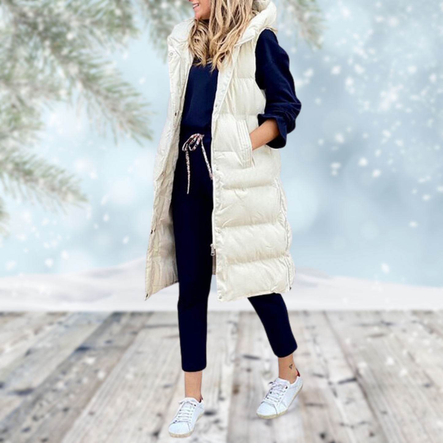 Ella - Long Vest Coat