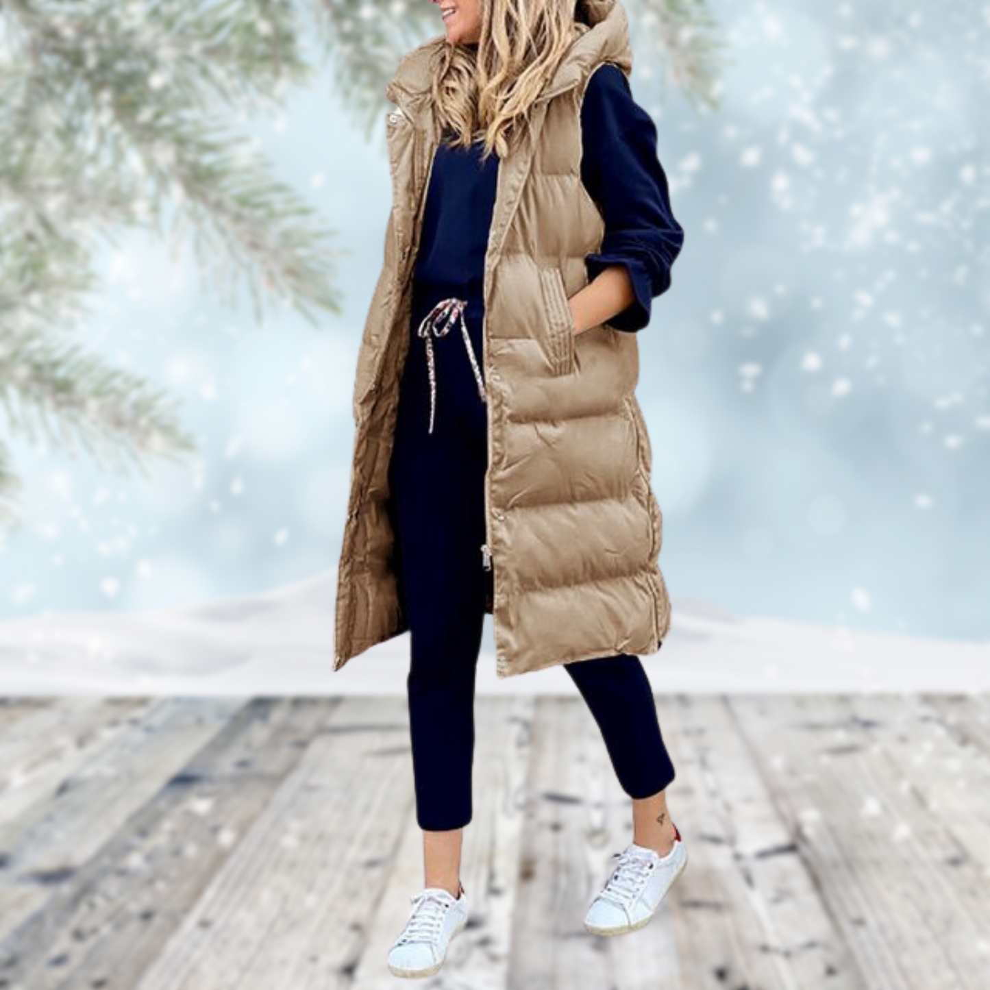 Ella - Long Vest Coat