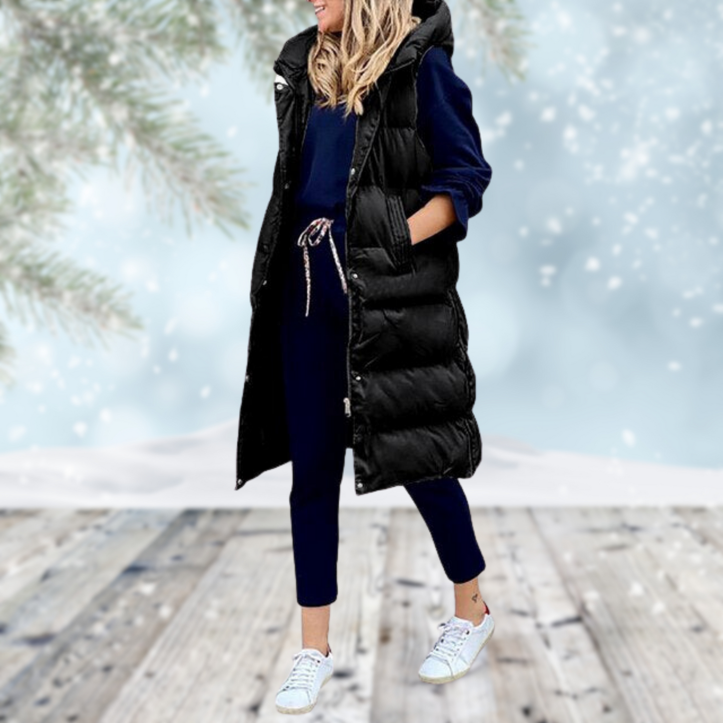 Ella - Long Vest Coat