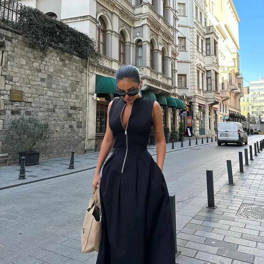 Michi – Luxurious Zipper Dress