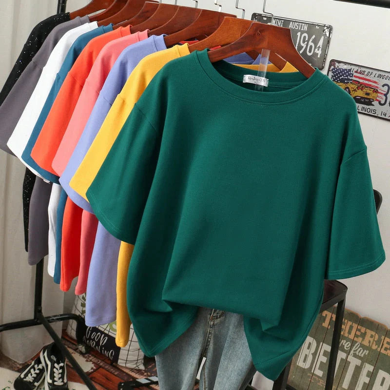 Rhoswen – Oversized Cotton T-Shirt