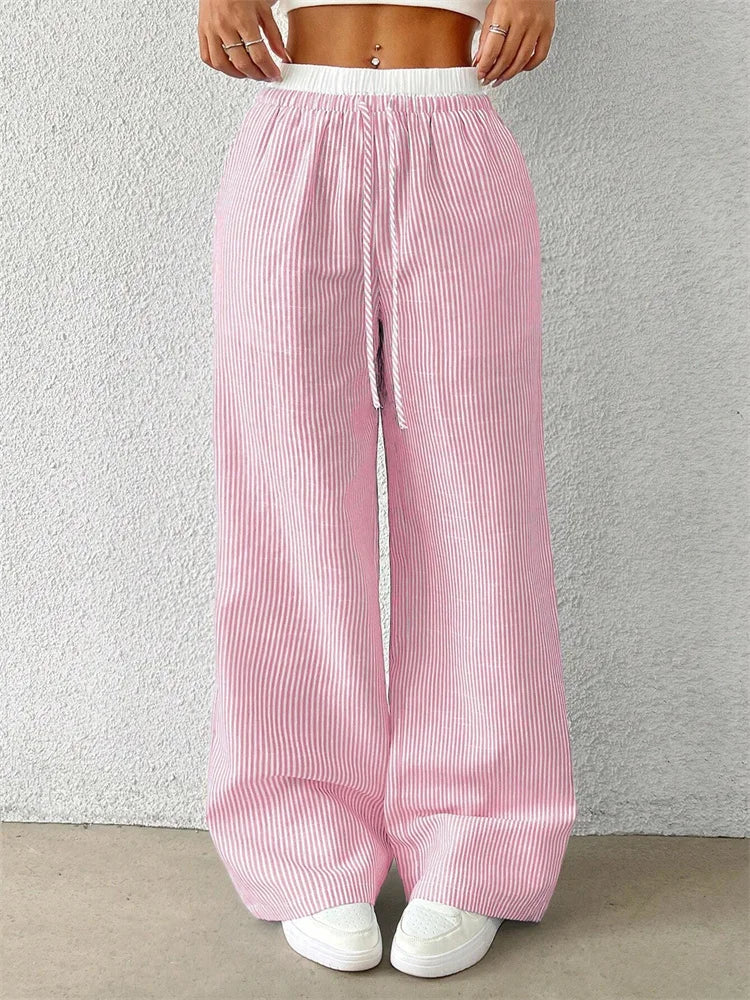 Xamara – Striped Cotton Pants