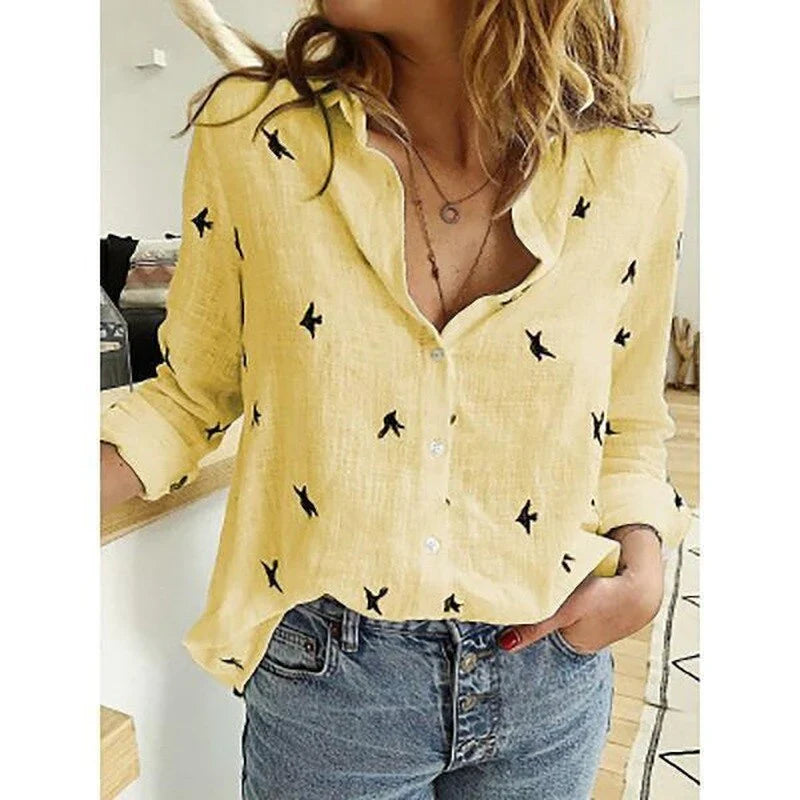 Allegra – Elegant Linen Blouse