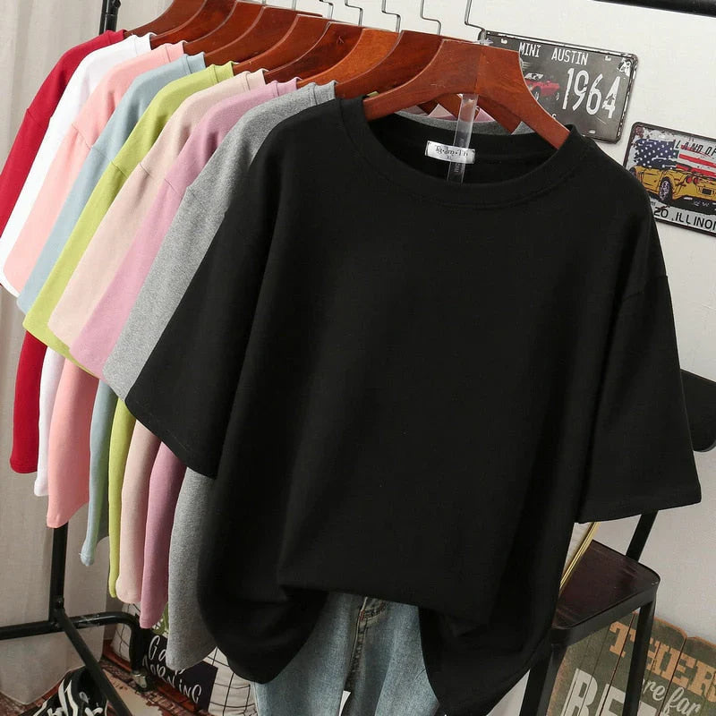 Rhoswen – Oversized Cotton T-Shirt