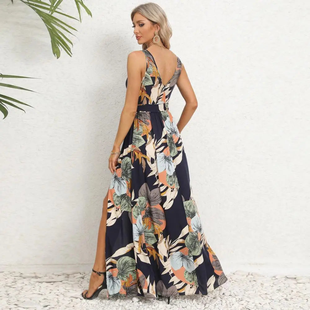 Brianne – Elegant Floral Maxi Dress